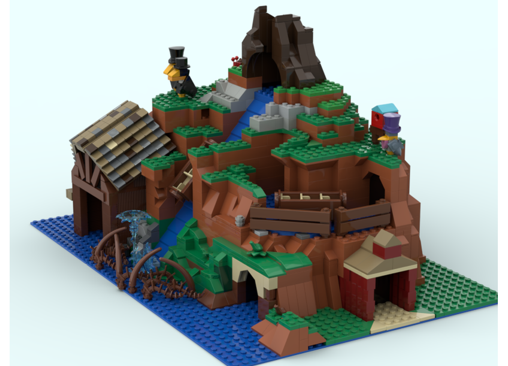 LEGO MOC-217671 Splash Mountain by Joshymyboy | Rebrickable - Build ...