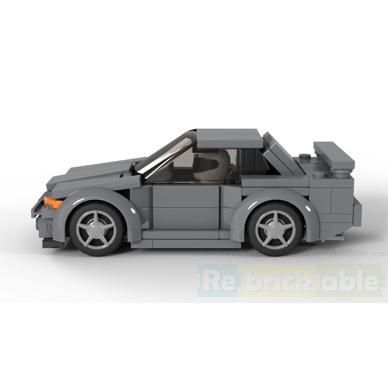 LEGO MOC Nissan Skyline GT-R R32 by MinifigGarage | Rebrickable - Build ...