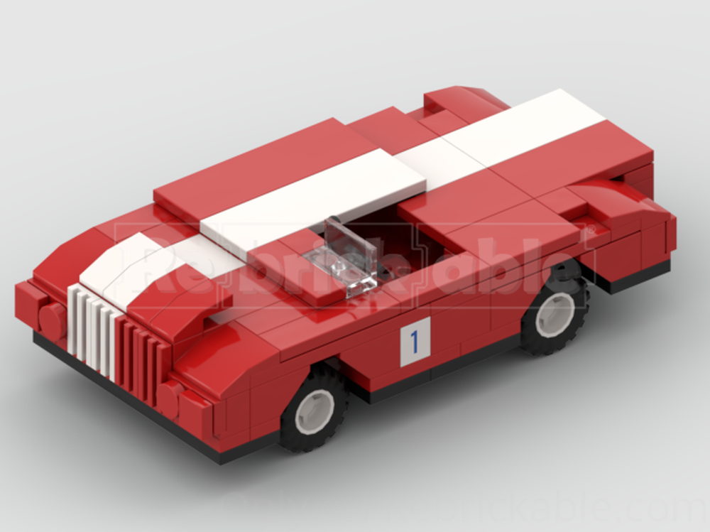 LEGO MOC #6.6.2 Classic car racer (big, gen 2) by A.i.X.63 by A.i.X.63 ...