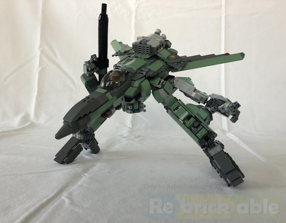 LEGO MOC-217882 Peregrine Variable Fighter (VF-1 Veritech) by