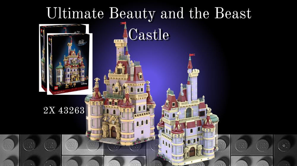 LEGO MOC Ultimate Beauty and the Beast Castle by Andretect ...