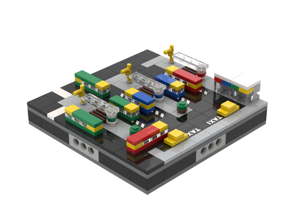 LEGO MOC-21799 Micropolis Central Bus Station by Seraph | Rebrickable ...