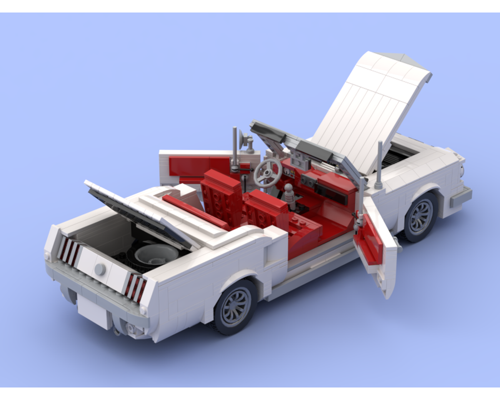 lego mustang convertible