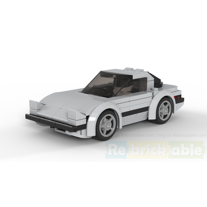 LEGO MOC Mazda RX-7 FB by MinifigGarage | Rebrickable - Build with LEGO