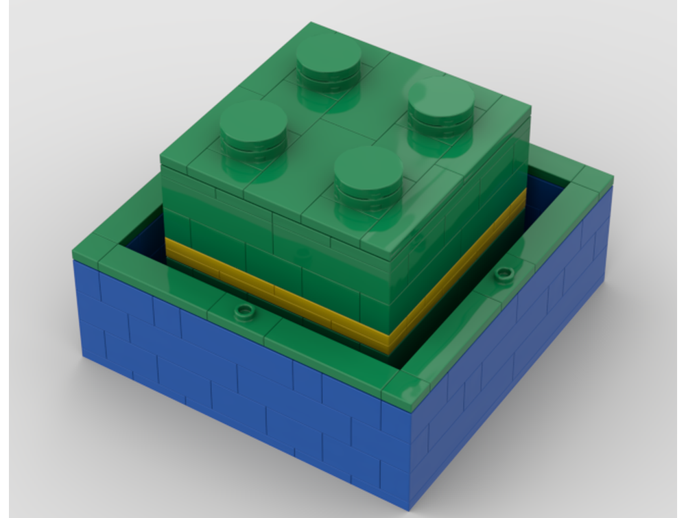 LEGO MOC Nesting Brick by BrickPlotter | Rebrickable - Build with LEGO