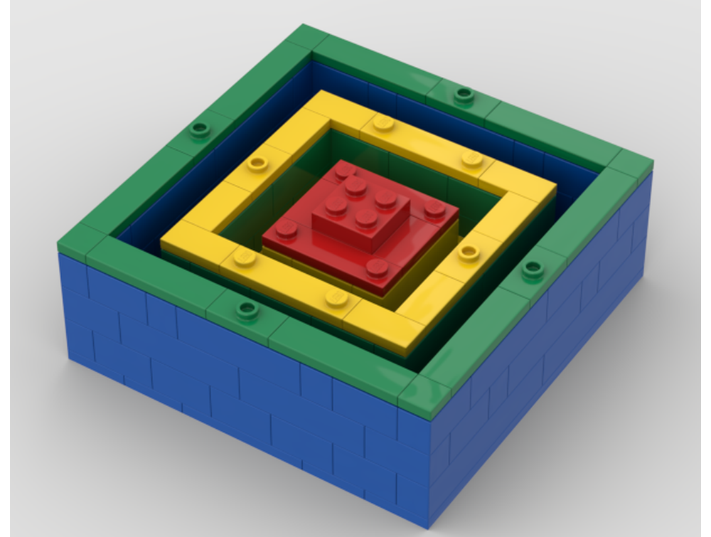 LEGO MOC Nesting Brick by BrickPlotter | Rebrickable - Build with LEGO