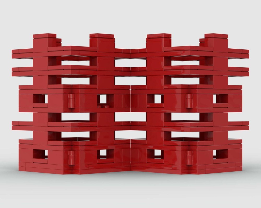 LEGO MOC-218207 Chinese Character ：Eight Happiness Pen Container by ...
