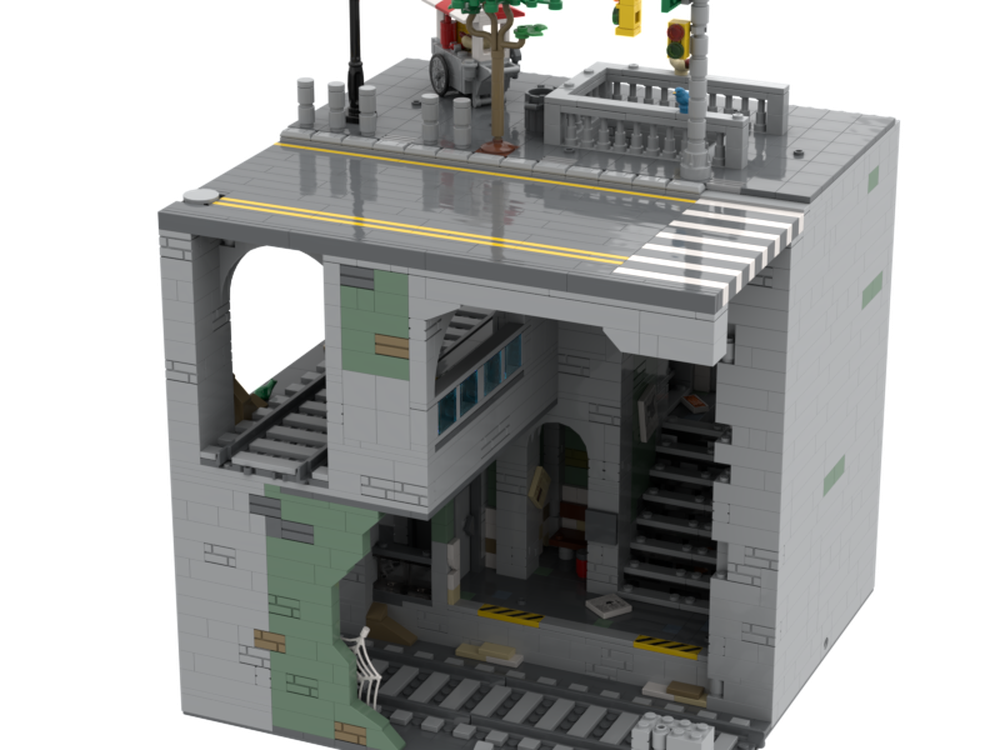 LEGO MOC New York Subway Extension by LordAlien | Rebrickable - Build ...