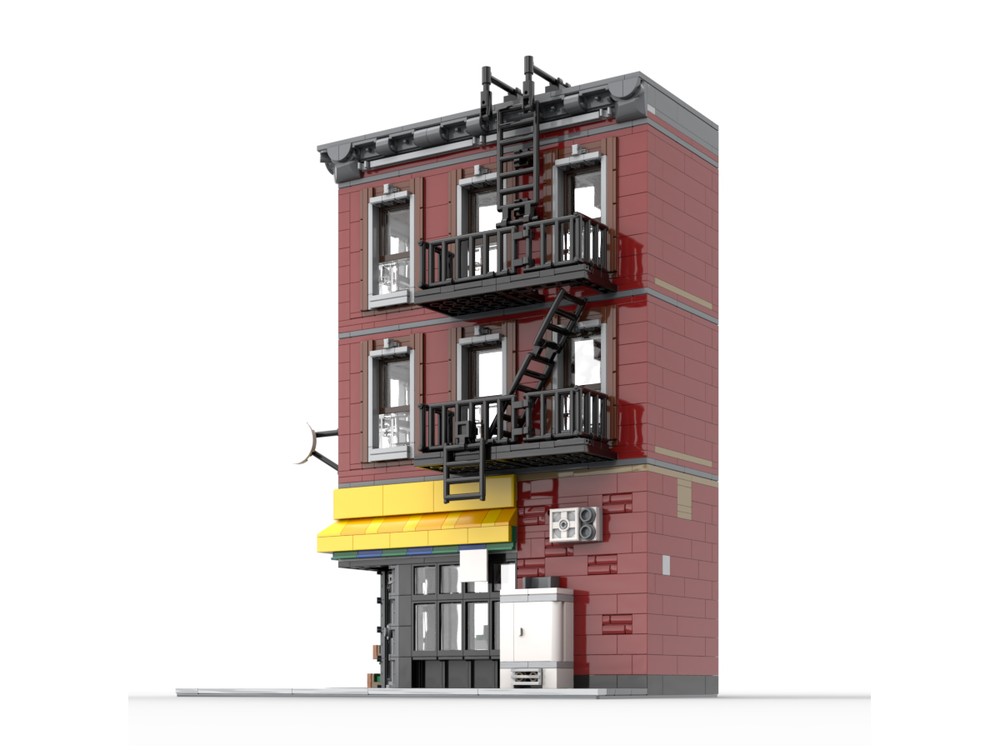 LEGO MOC Deli Grocery - FACADE ONLY by BrickAtive | Rebrickable - Build ...
