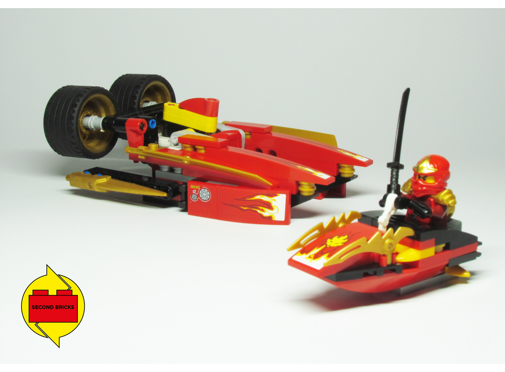 LEGO MOC-21825 9441-2: Kai's Fire Craft by SecondBricks