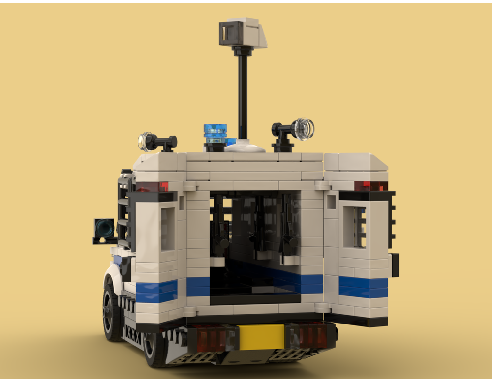 LEGO MOC Police Armoured Truck by Wacky | Rebrickable - Build with LEGO