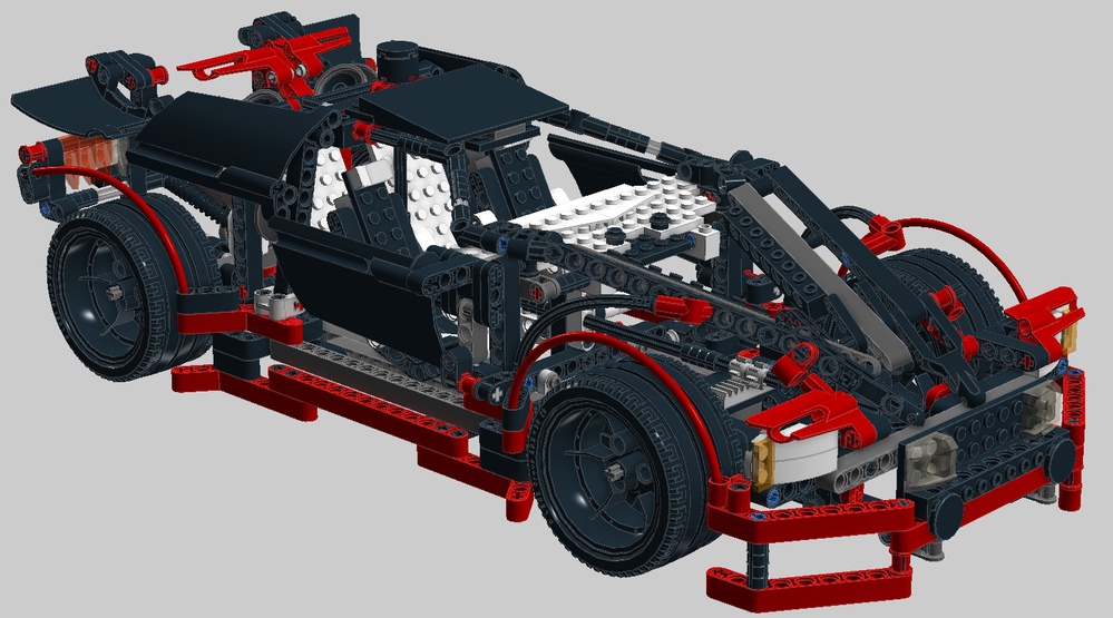 LEGO MOC 8682-1 Intimidator Concept Car by megakazi | Rebrickable 