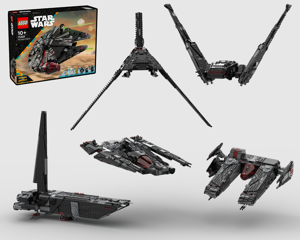 LEGO MOC-218397 75389 Dark Falcon 5-in-1 Alternate Model Bundle