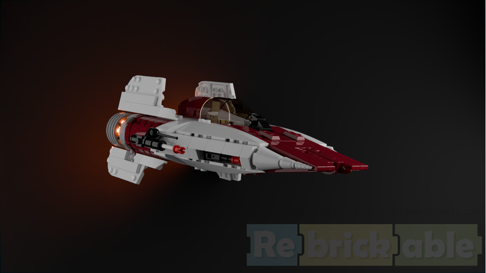 LEGO MOC-218434 RZ-1 A-wing - Minifig Scale by Tiggerljc | Rebrickable ...