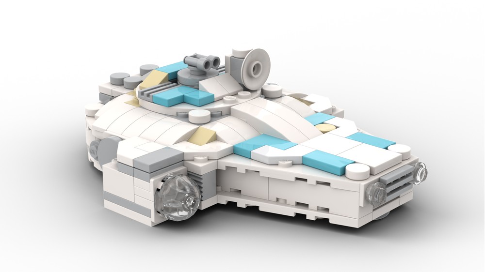 LEGO MOC Millenniumm Falcon Mini Kessel Run by Rivers Bricks Rebrickable Build with LEGO