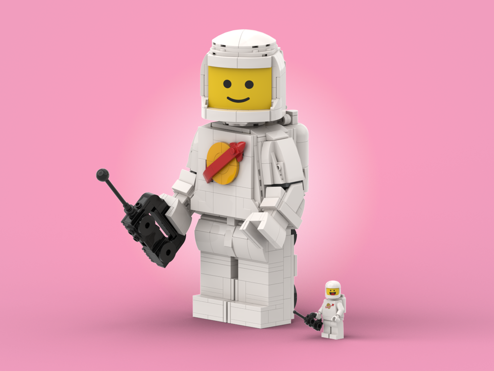 LEGO MOC Spaceman (Up scaled minifigure) by abracada_brick ...
