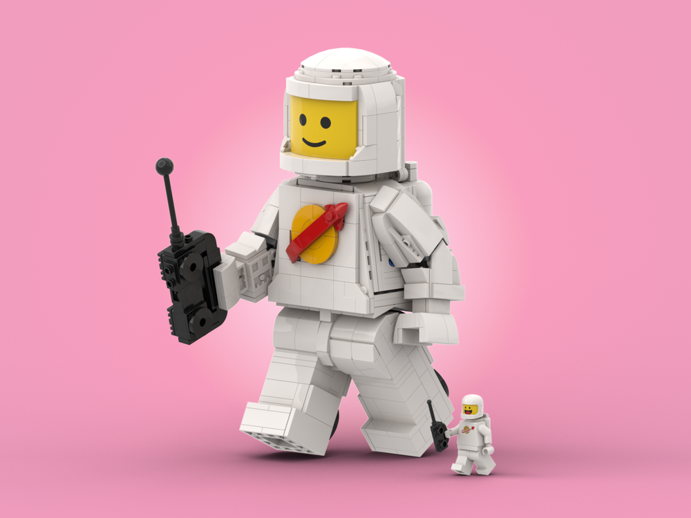 LEGO MOC Spaceman (Up scaled minifigure) by abracada_brick ...