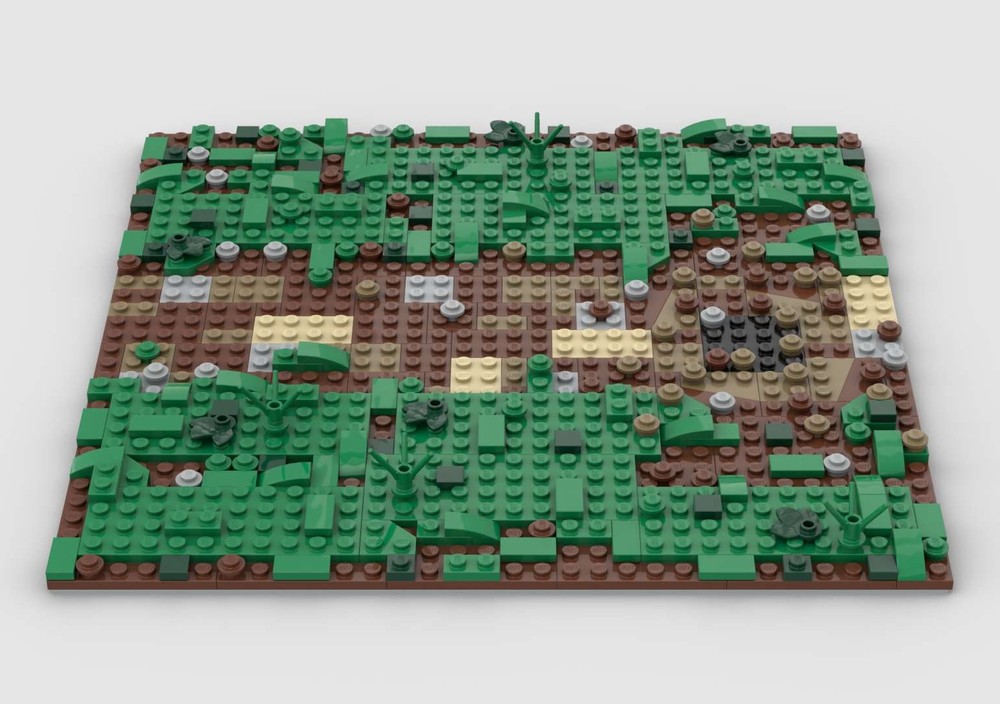 Cratered Road Battle Plate