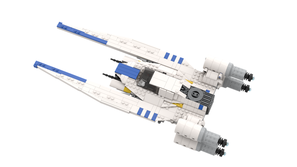 LEGO MOC Andor's White U Wing (2.0 Update) by BaufmanBricks ...