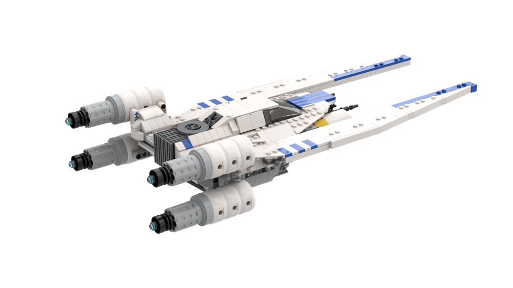 LEGO MOC Andor's White U Wing (2.0 Update) by BaufmanBricks ...