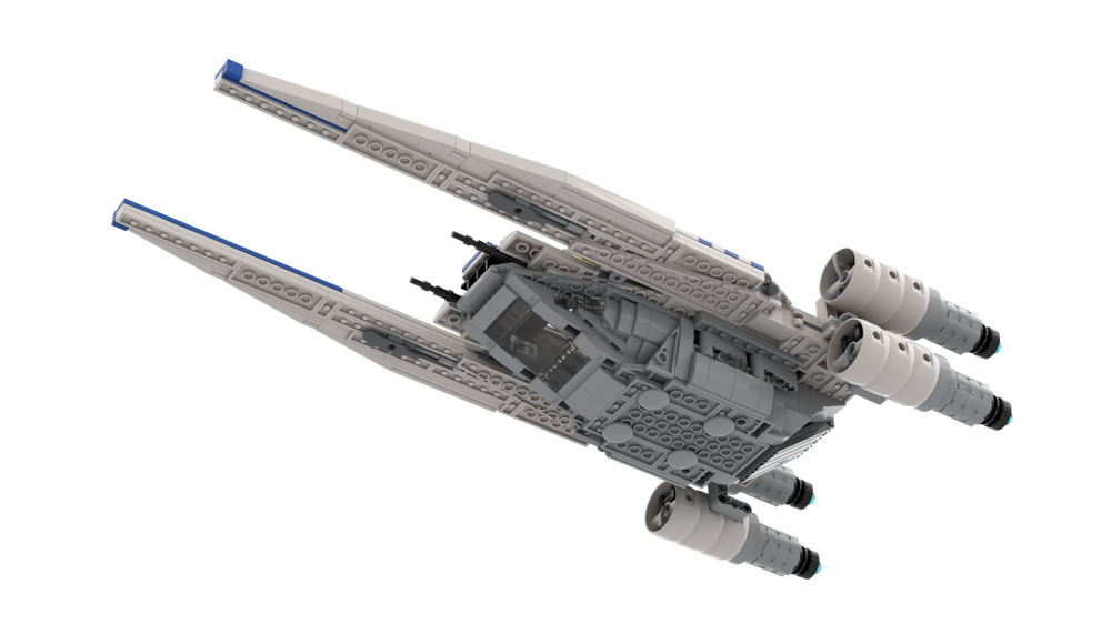 LEGO MOC Andor's White U Wing (2.0 Update) by BaufmanBricks ...