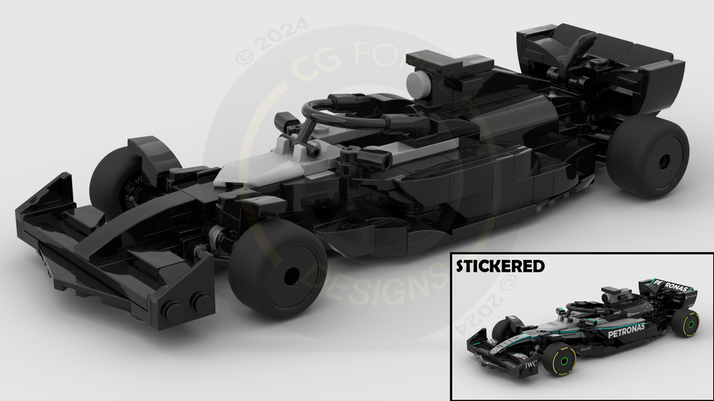 LEGO MOC-218760 F1 Mercedes W16 by CGForceDesigns | Rebrickable