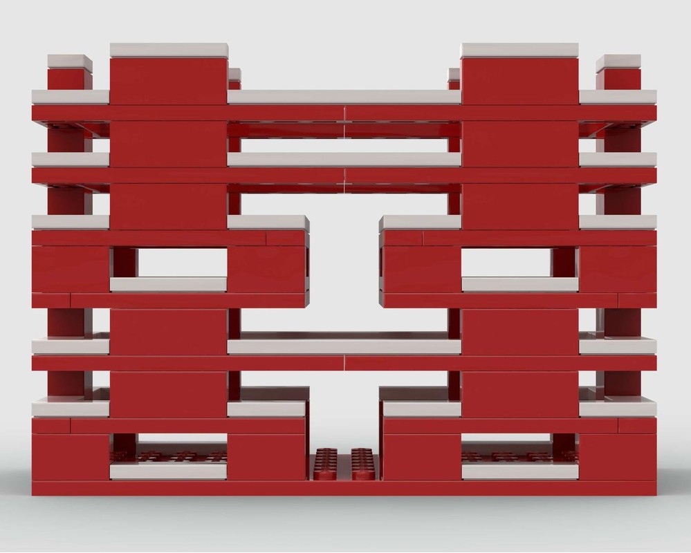 LEGO MOC-218790 Chinese Character ：Six Happiness Pen Container by ...