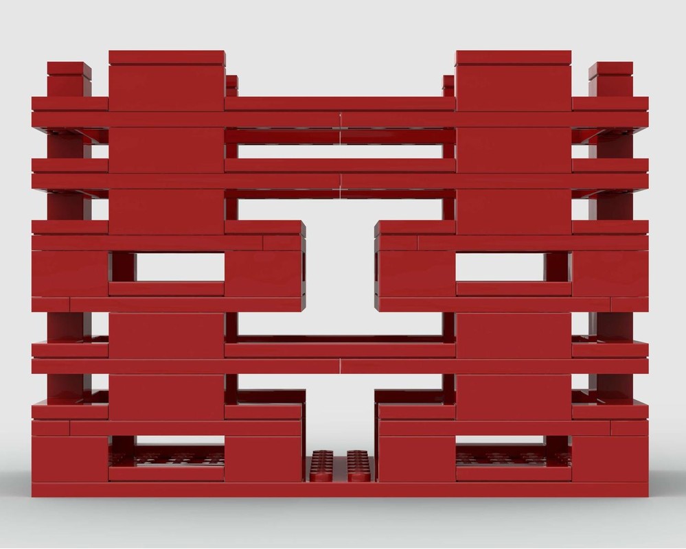 LEGO MOC-218790 Chinese Character ：Six Happiness Pen Container by ...
