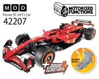 42207 페라리 SF-24 F1 Car RC MOD for Power Function & BuWizz Motors