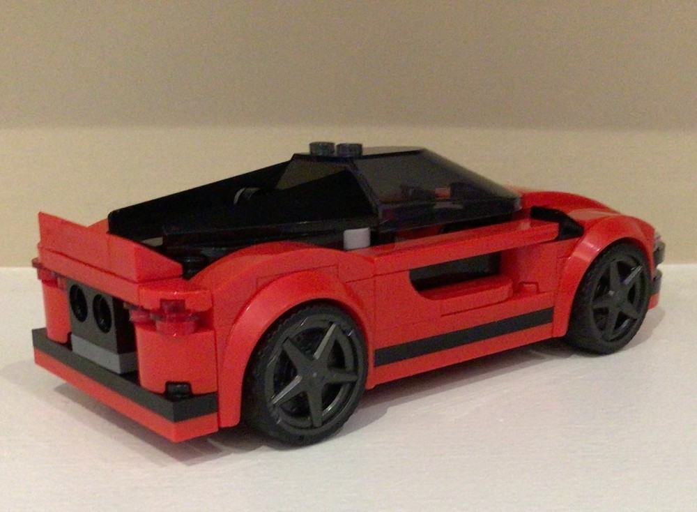 ミィチャン LEGO MOC Modification Of Red Sports Car (60448) by C3 Creations