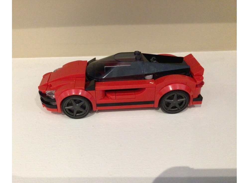 LEGO MOC Modification Of Red Sports Car (60448) by C3 Creations
