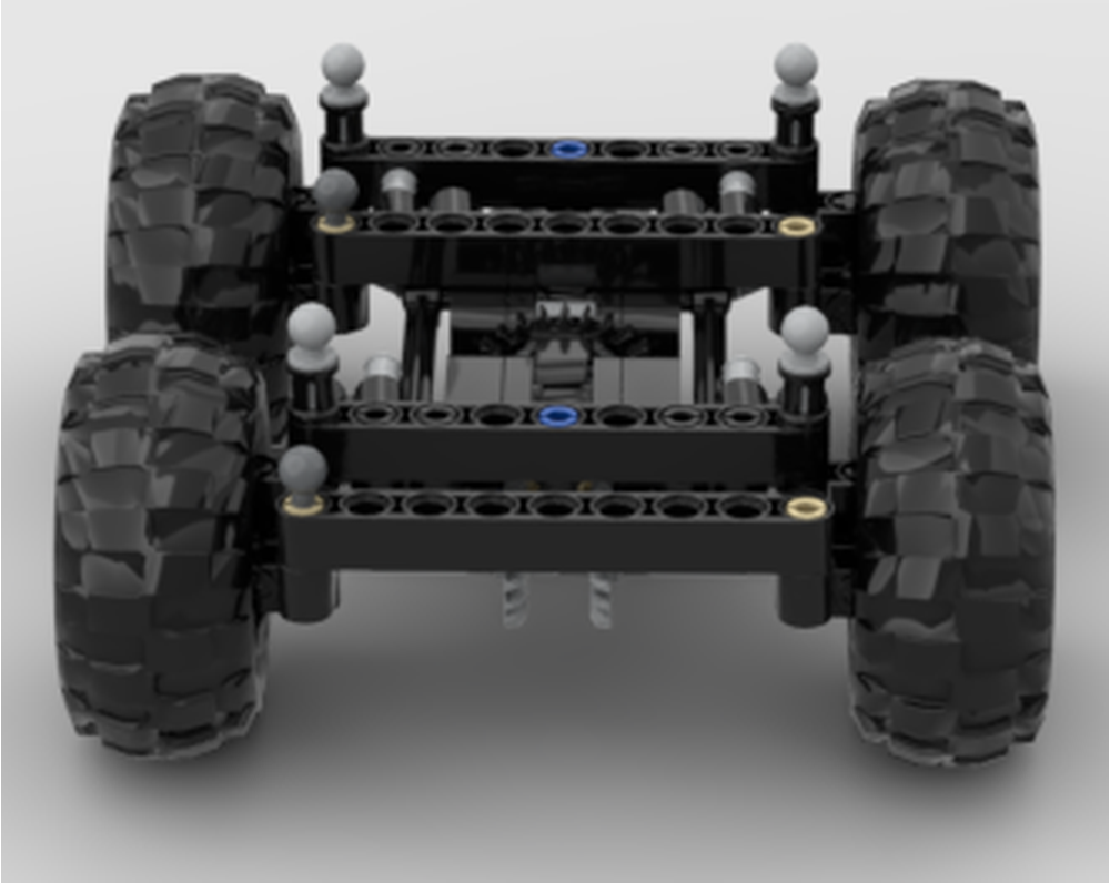 LEGO MOC-219044 8x8 Front axle by TRXRic | Rebrickable - Build with LEGO