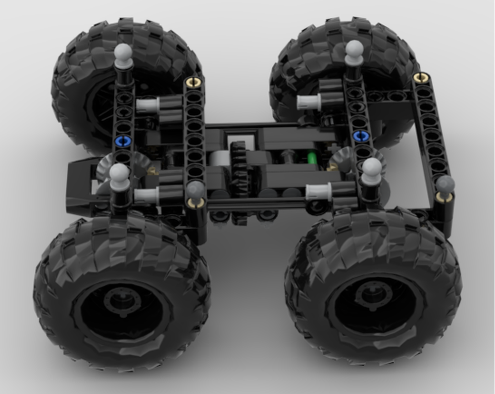 LEGO MOC-219044 8x8 Front axle by TRXRic | Rebrickable - Build with LEGO
