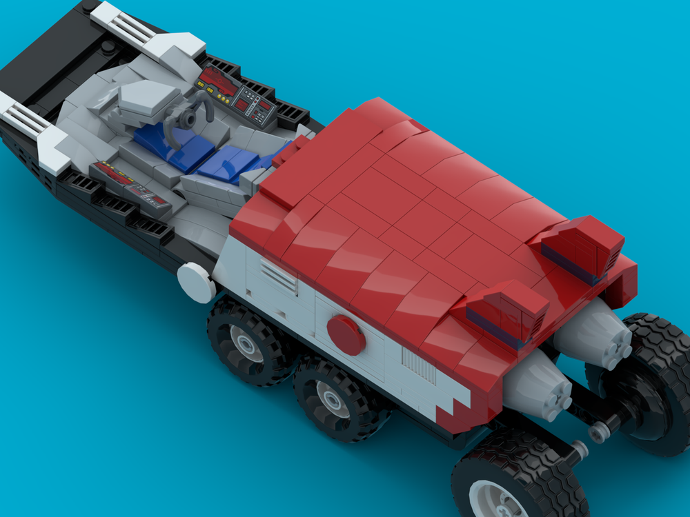 LEGO MOC Red Fury Racer MOC – Fan-made model of Fireball's vehicle from ...