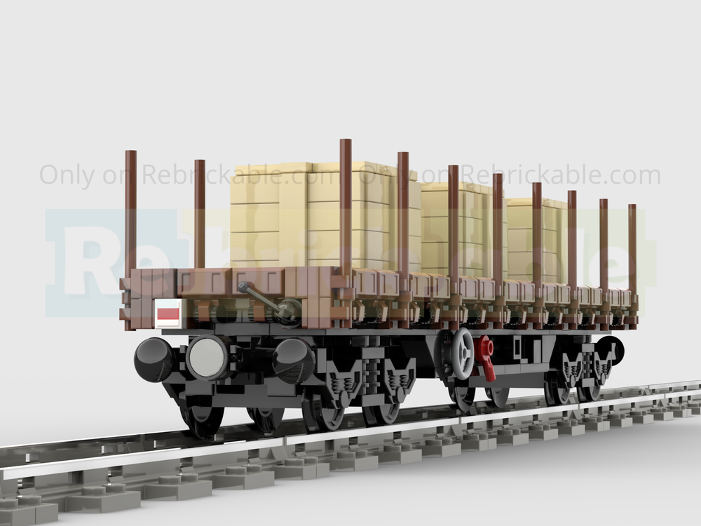 LEGO MOC Generic Flat Wagon with Goods by langemat | Rebrickable ...