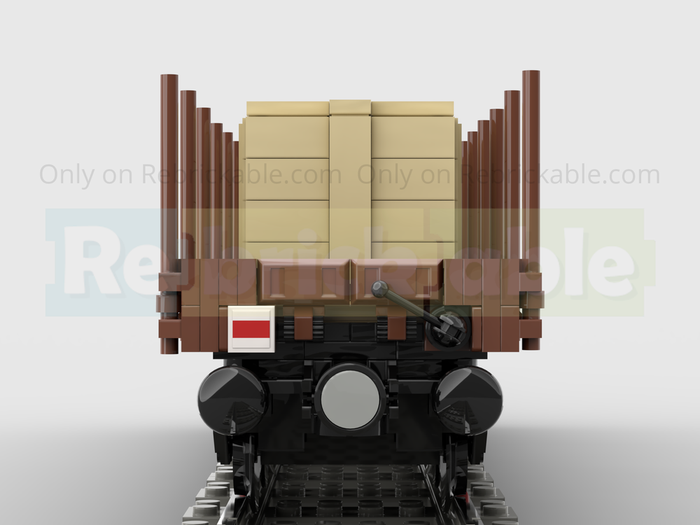 LEGO MOC Generic Flat Wagon with Goods by langemat | Rebrickable ...