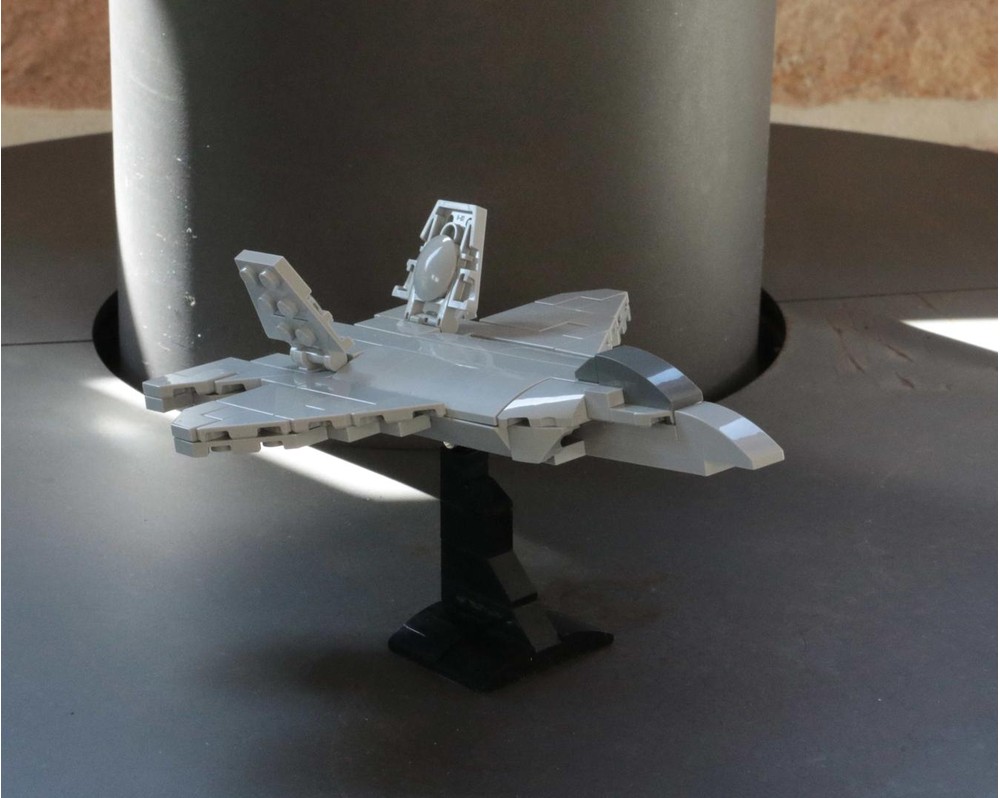 LEGO MOC F-22 Raptor (1/110 scale) by Vincent W | Rebrickable - Build ...