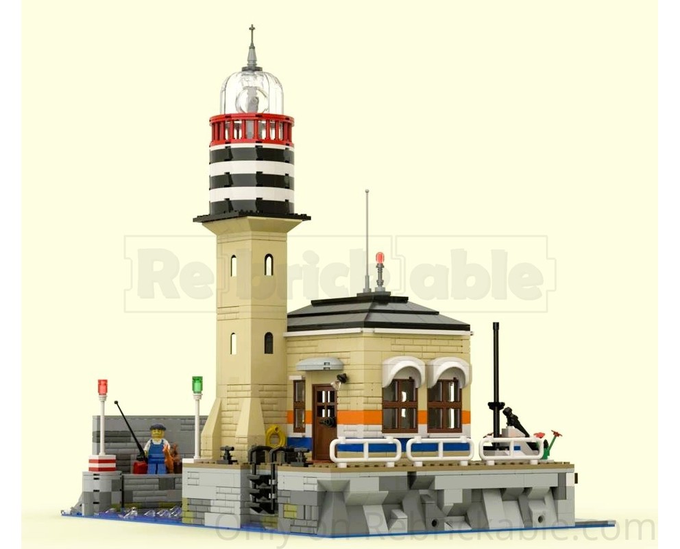 LEGO MOC-219219 Lighthouse Station by Albox82 | Rebrickable - Build ...
