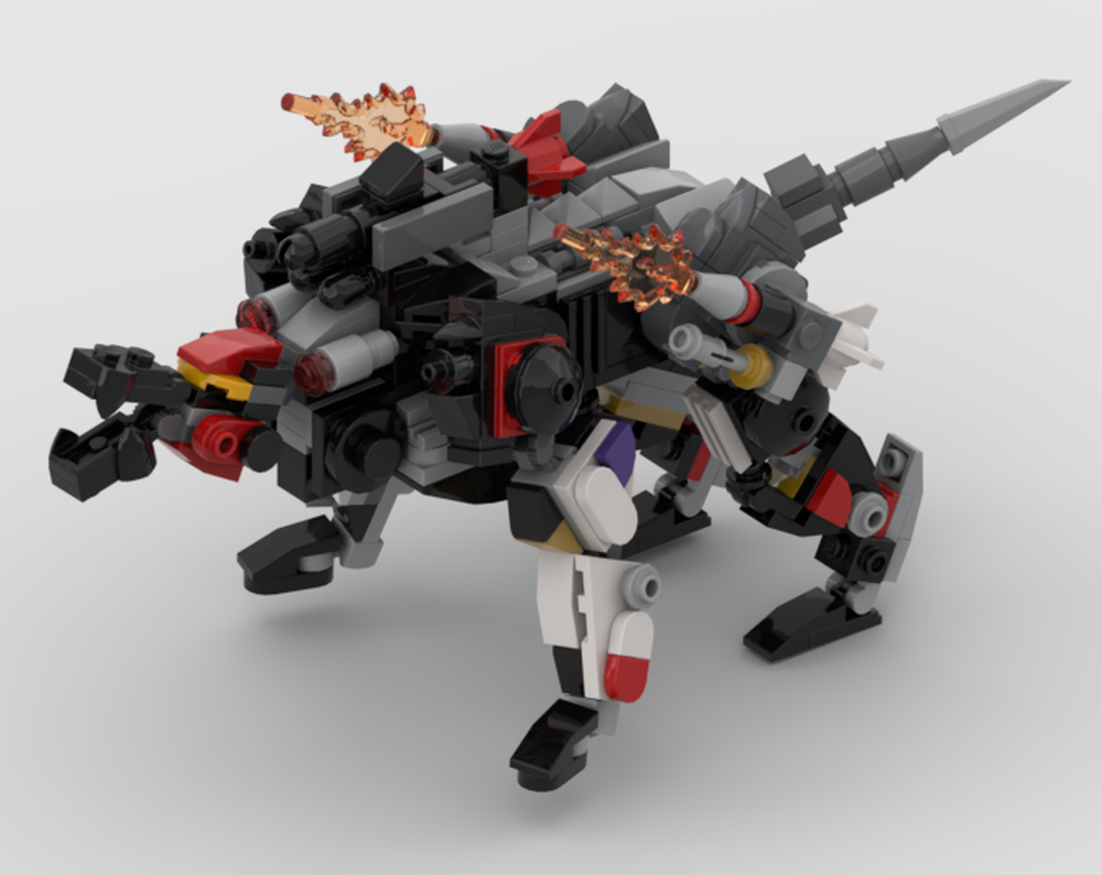 LEGO MOC Bumblebee Movie Ravage by DrippyBricks | Rebrickable - Build ...