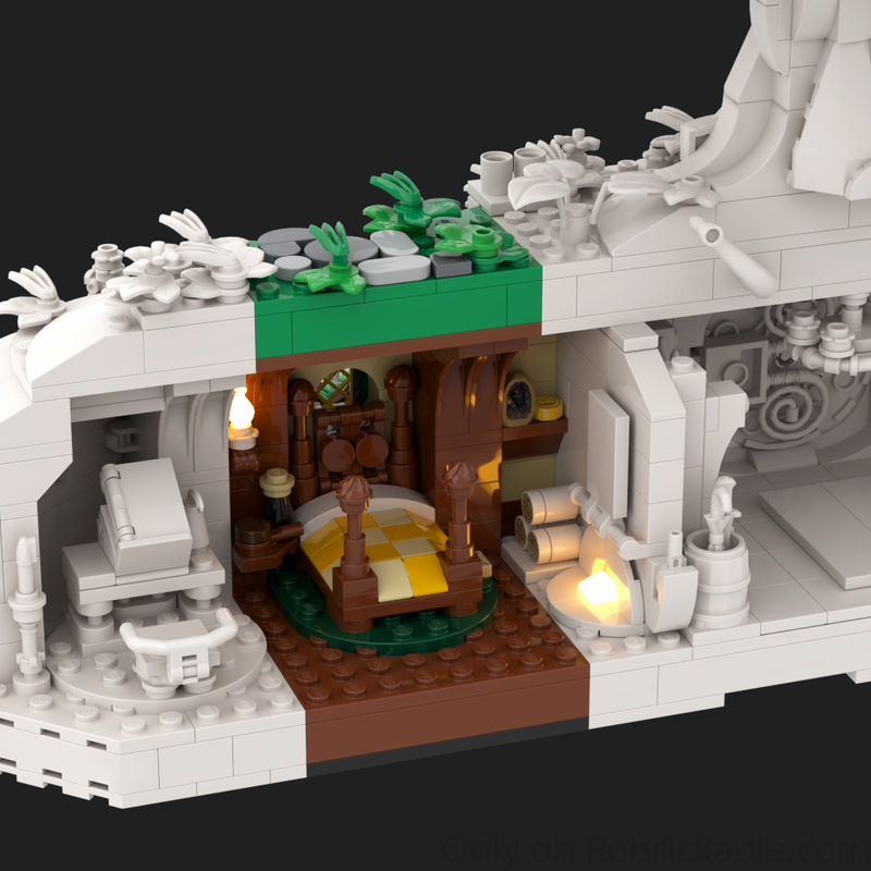 Custom Lego Bag End Lego Hobbit Moc LEGO MOC The Shire Bag End