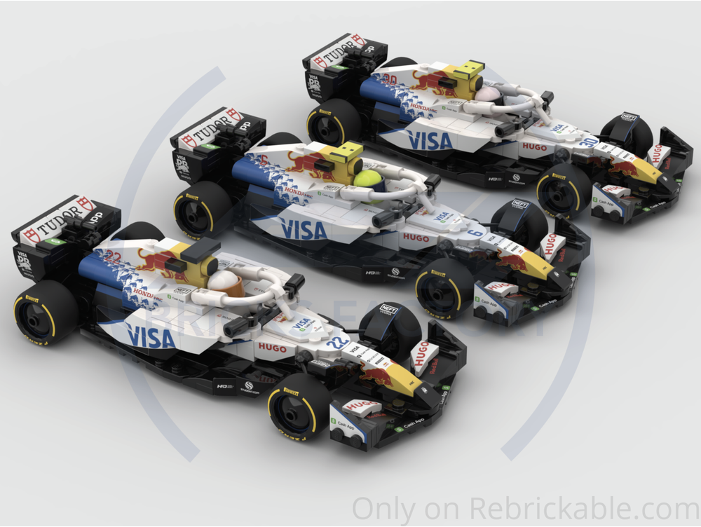 LEGO MOC-219268 F1 Racing Bulls VCARB 02 by Pit Lane Bricks Factory ...
