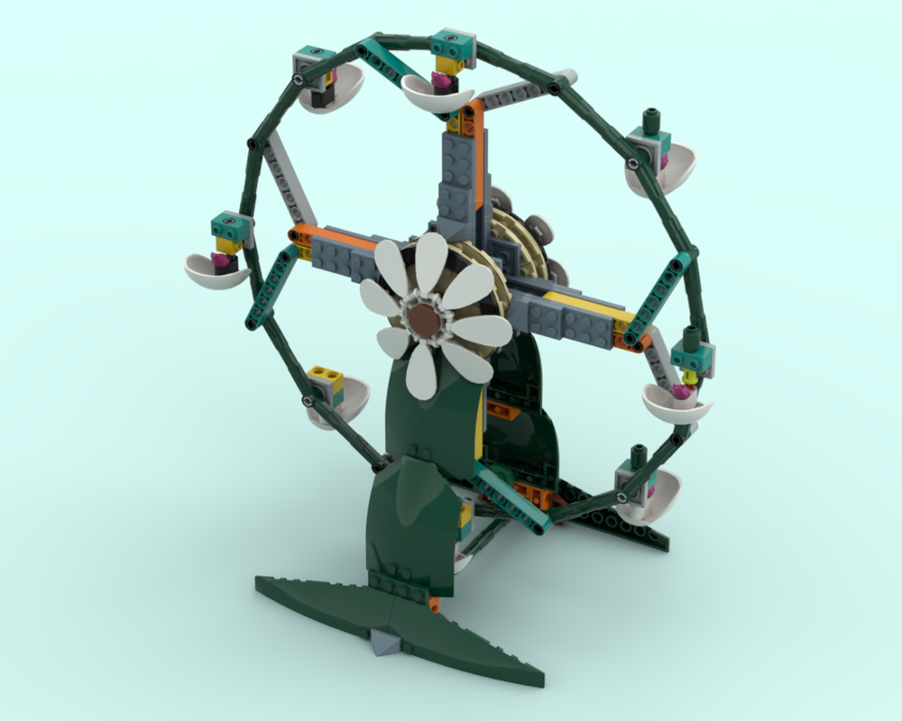 LEGO MOC Orchid ferris wheel - 10311 Orchid alternate by Kazpet