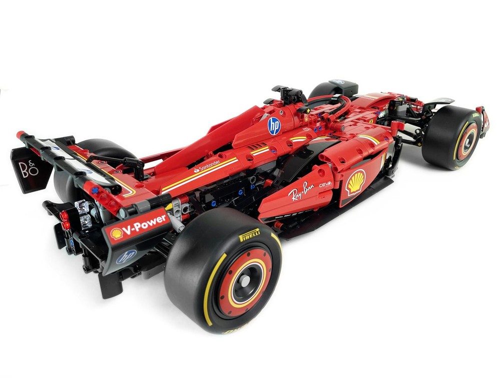 LEGO MOC-219396 42207 페라리 SF-24 F1 Car RC MOD for Powered Up