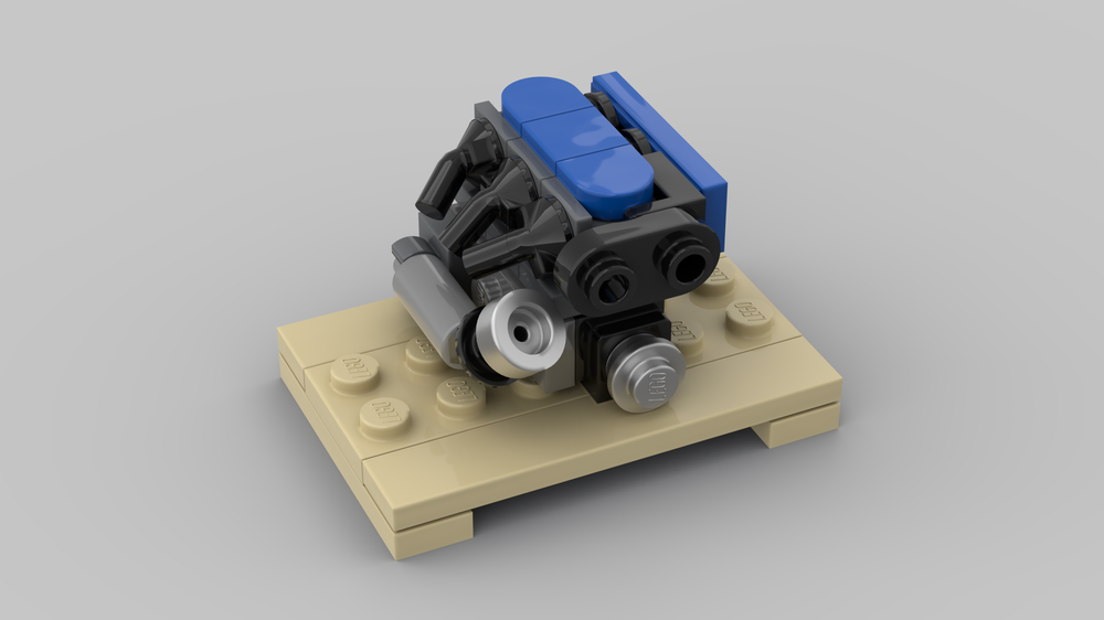 LEGO MOC Inline 6 Engine by HEA21 | Rebrickable - Build with LEGO