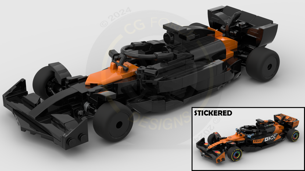 LEGO MOC-219584 F1 McLaren MCL39 by CGForceDesigns | Rebrickable