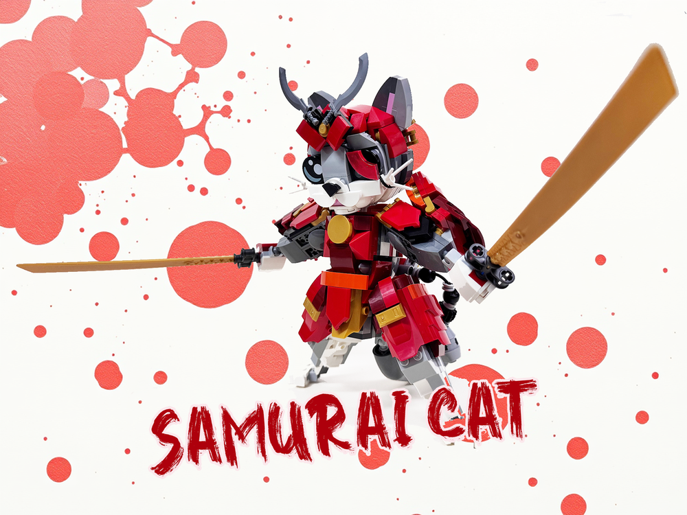 LEGO MOC-219586 Samurai Cat / Monster Hunter (31163+71812) by