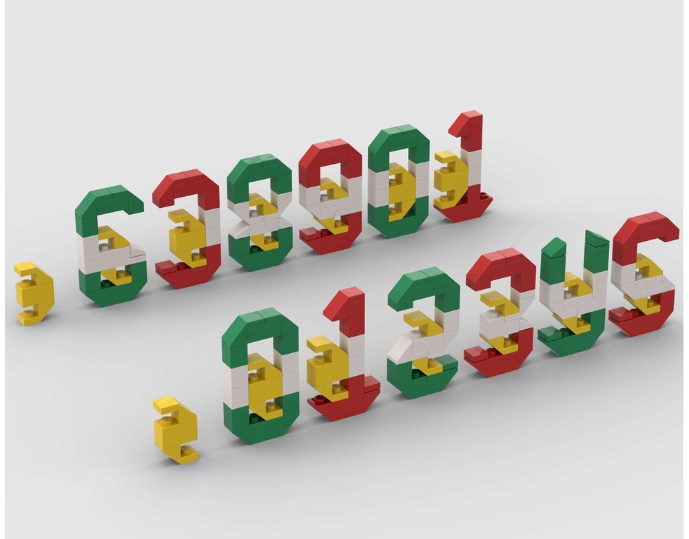 LEGO MOC-219687 NUMBERS: ROW YOUR BOAT +2 or 3 by uminuo | Rebrickable ...