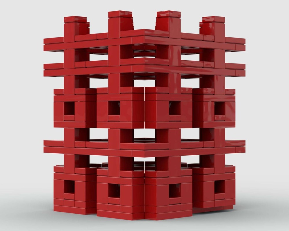 LEGO MOC-219710 Chinese Character ：MINI 12 Happiness Pen Container by ...