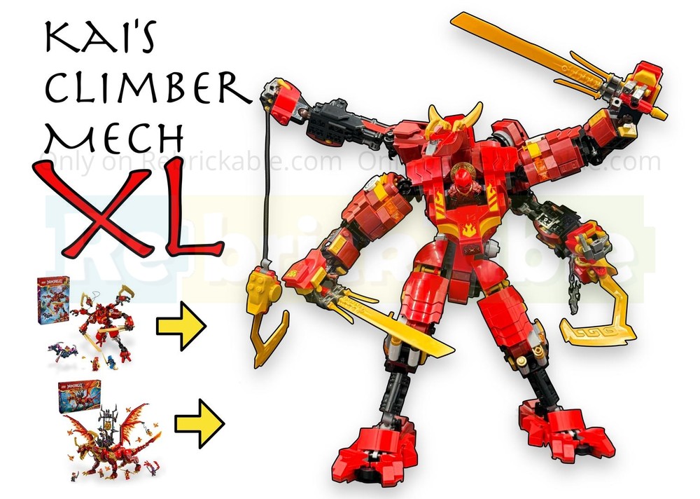 LEGO MOC Kai's Climber Mech XL by ZTBricks | Rebrickable - Build