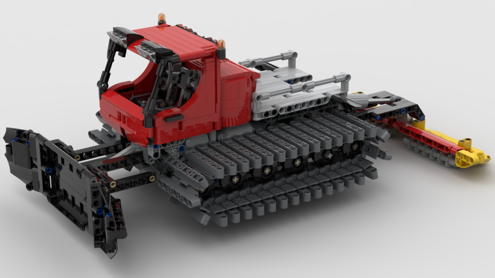 MOC RC Snow Groomer by divinglog Rebrickable - Build with LEGO